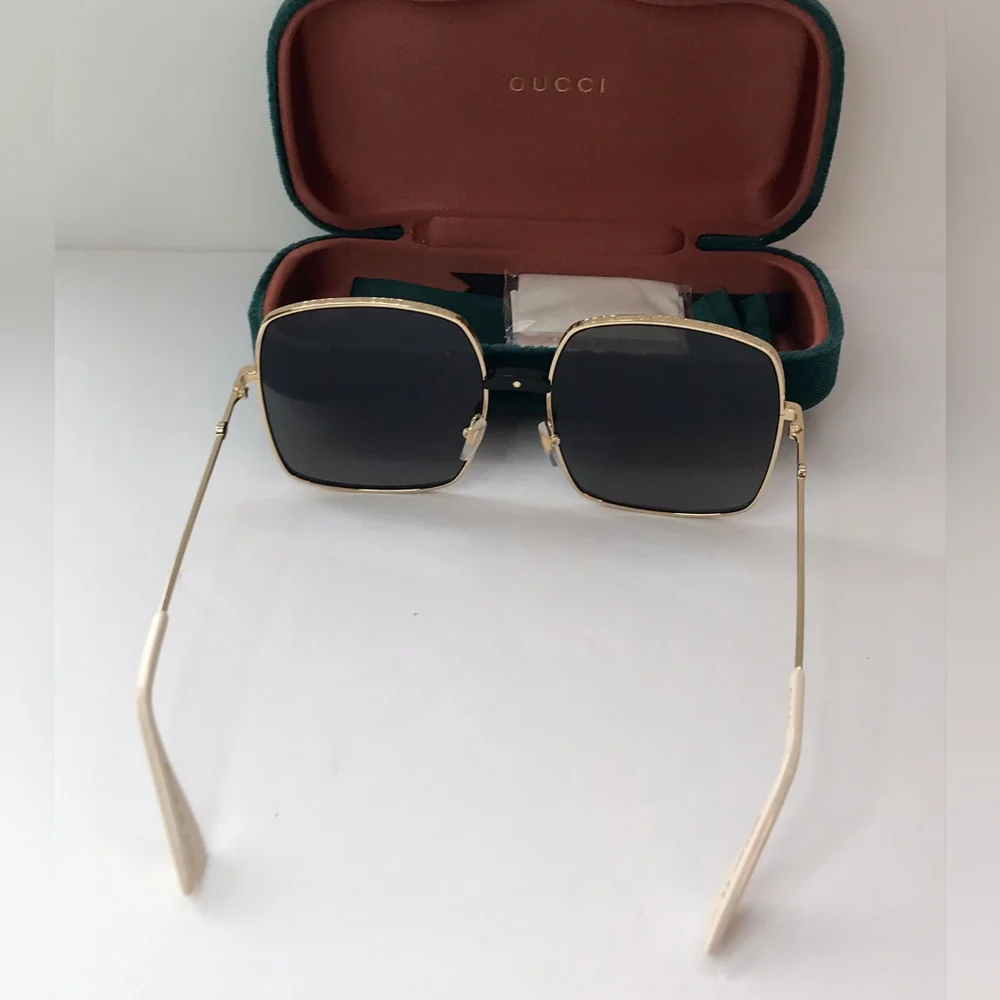 New - 💯 Original Gucci GG0414S 002 60 Unisex Sunglasses